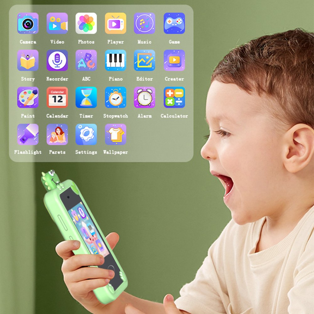 WOWKIDS P1 Kids Mobile Phone Toy - Green