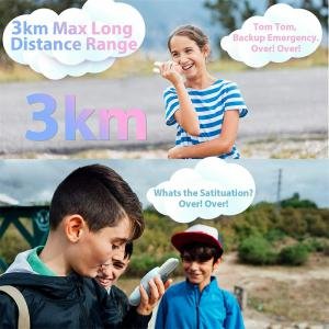 Wowkids XJ11 Walkie Talkie - Long-Range Kids’ Communication Tool with Flashlight & VOX